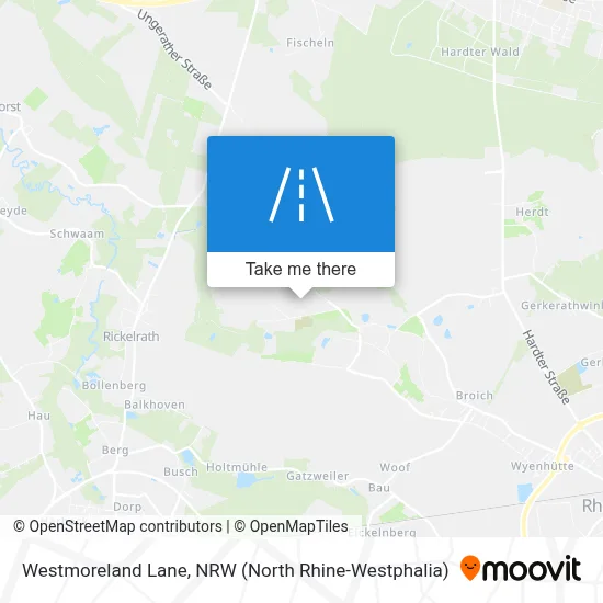 Westmoreland Lane map