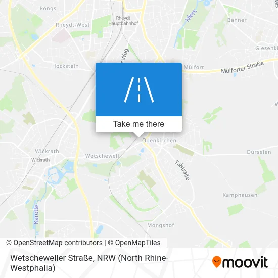 Wetscheweller Straße map