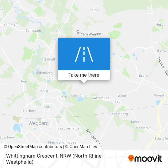 Whittingham Crescent map