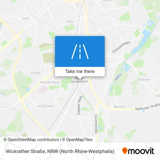 Wickrather Straße map