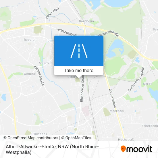 Карта Albert-Altwicker-Straße