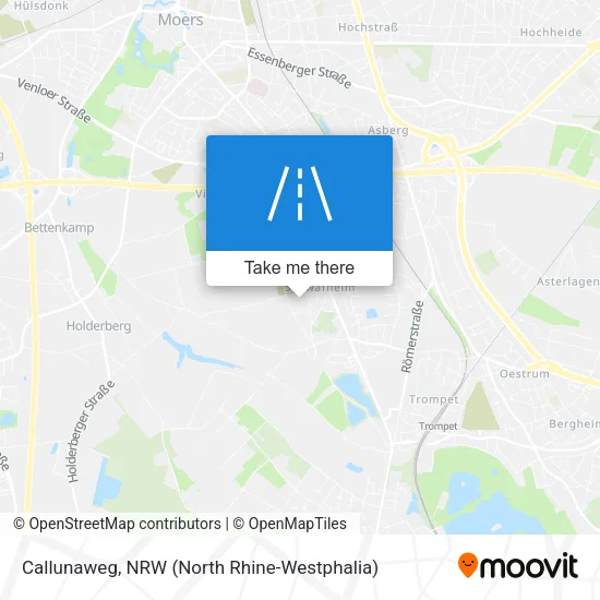 Карта Callunaweg