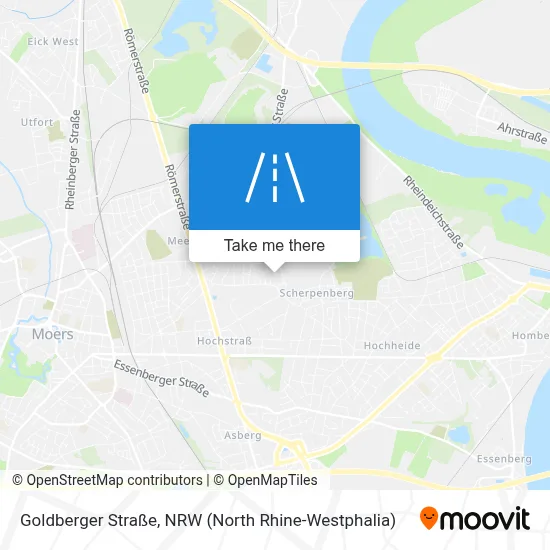 Goldberger Straße map