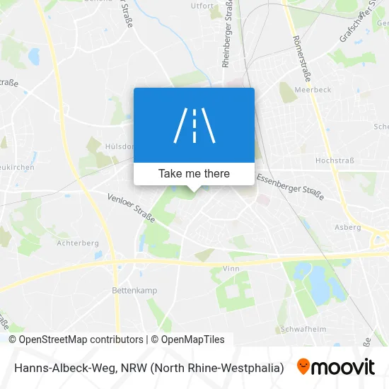 Hanns-Albeck-Weg map