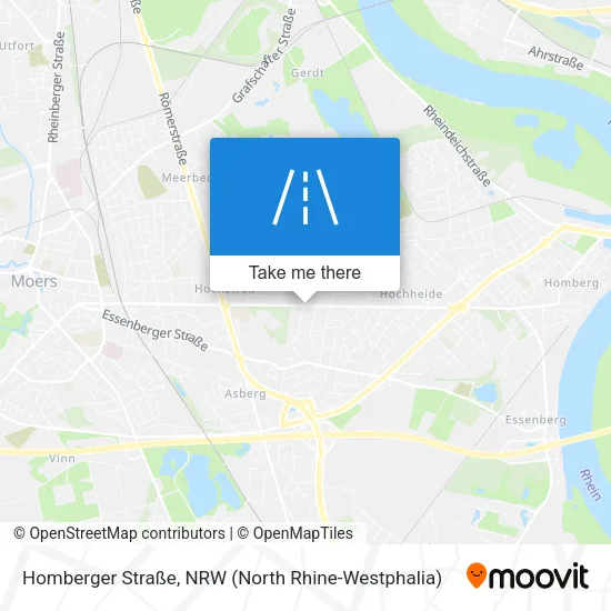 Карта Homberger Straße