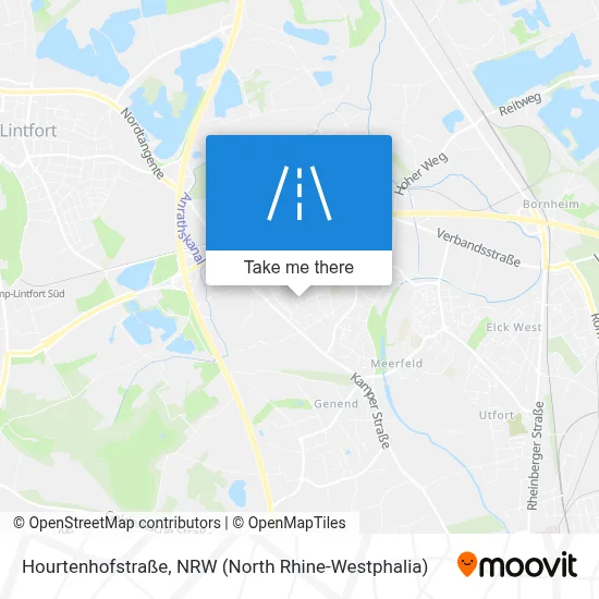 Hourtenhofstraße map