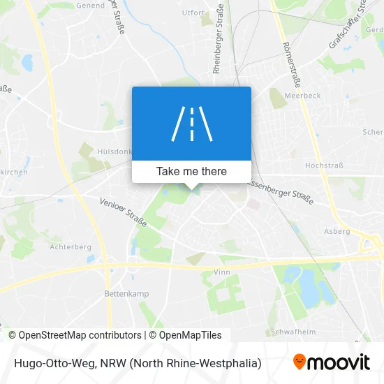 Hugo-Otto-Weg map