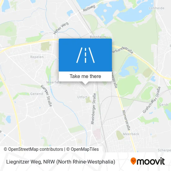 Карта Liegnitzer Weg