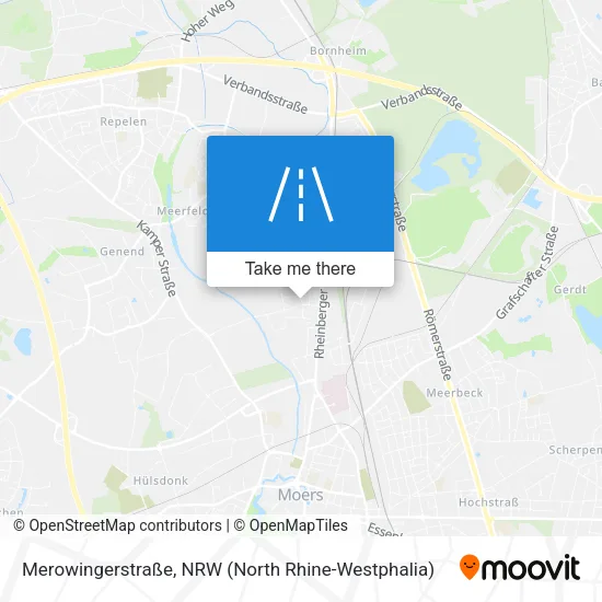 Карта Merowingerstraße