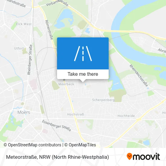 Карта Meteorstraße