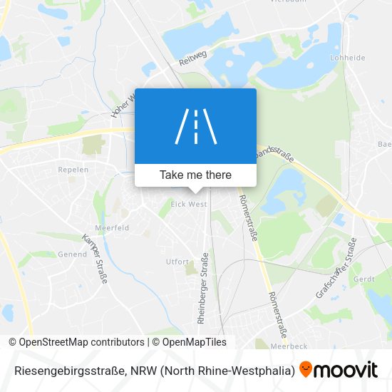Riesengebirgsstraße map