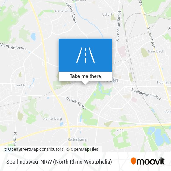 Sperlingsweg map