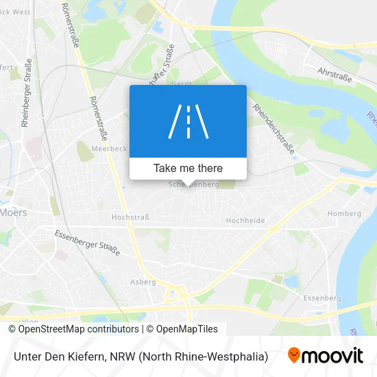 Карта Unter Den Kiefern