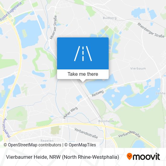 Vierbaumer Heide map