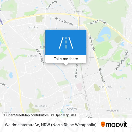 Карта Waldmeisterstraße