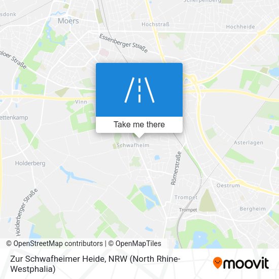 Zur Schwafheimer Heide map