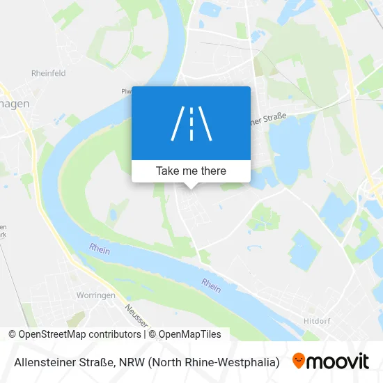 Allensteiner Straße map