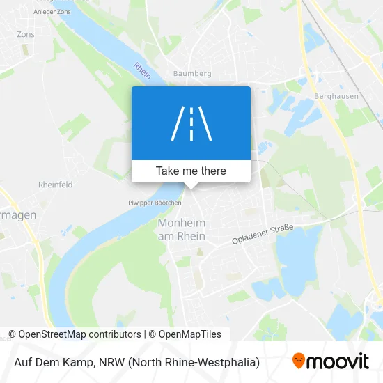 Карта Auf Dem Kamp
