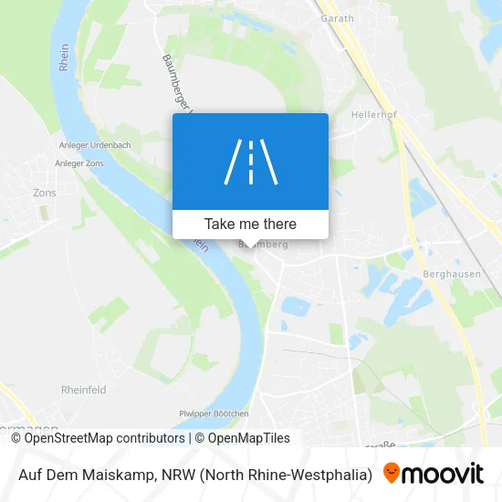 Карта Auf Dem Maiskamp