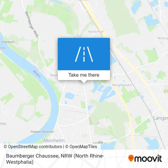 Baumberger Chaussee map