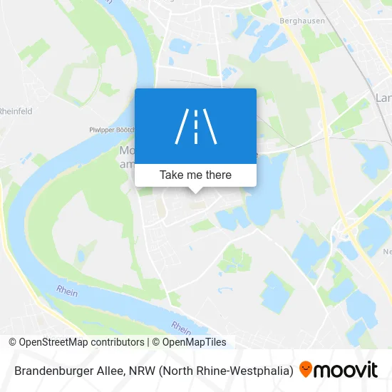 Brandenburger Allee map