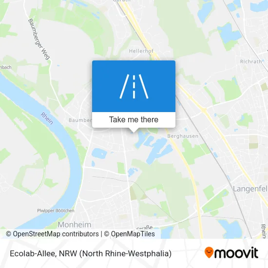 Карта Ecolab-Allee