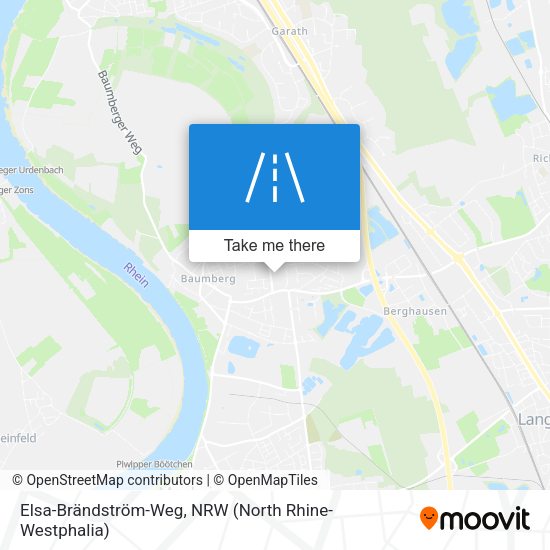 Elsa-Brändström-Weg map