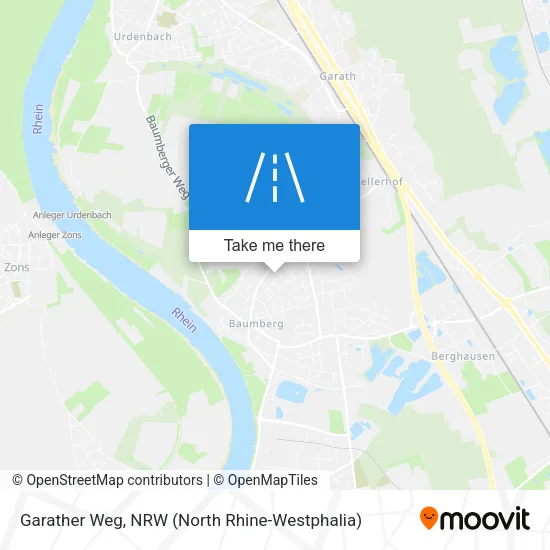 Карта Garather Weg