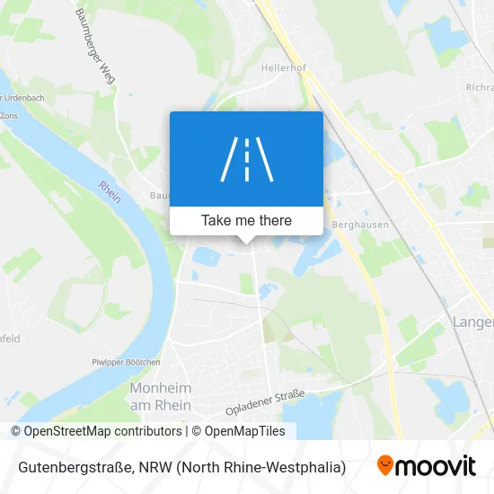 Gutenbergstraße map