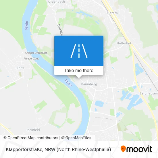 Карта Klappertorstraße