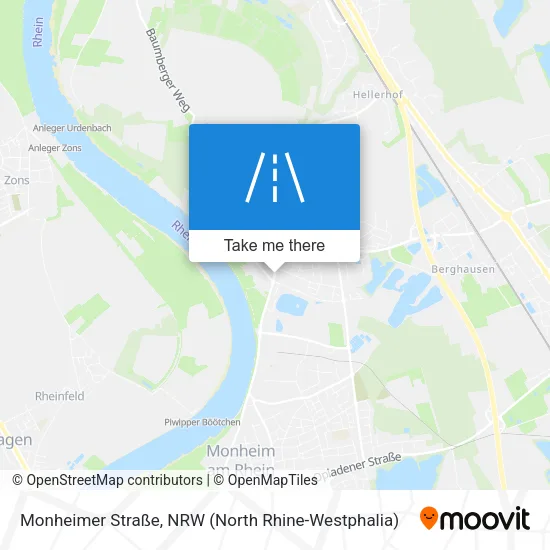 Карта Monheimer Straße