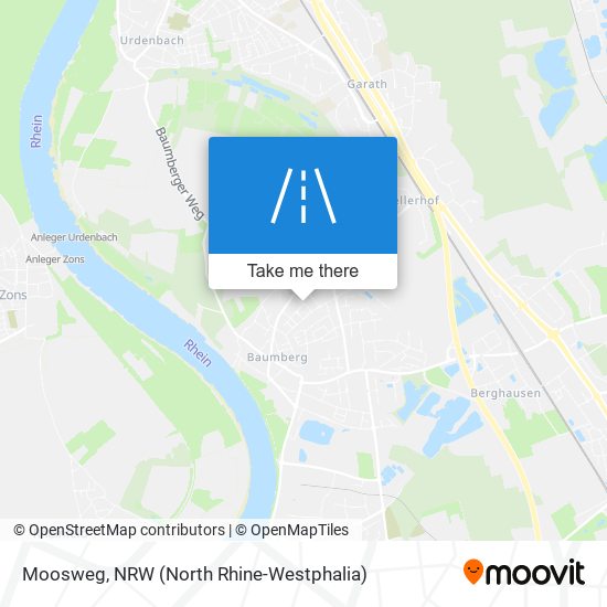 Moosweg map