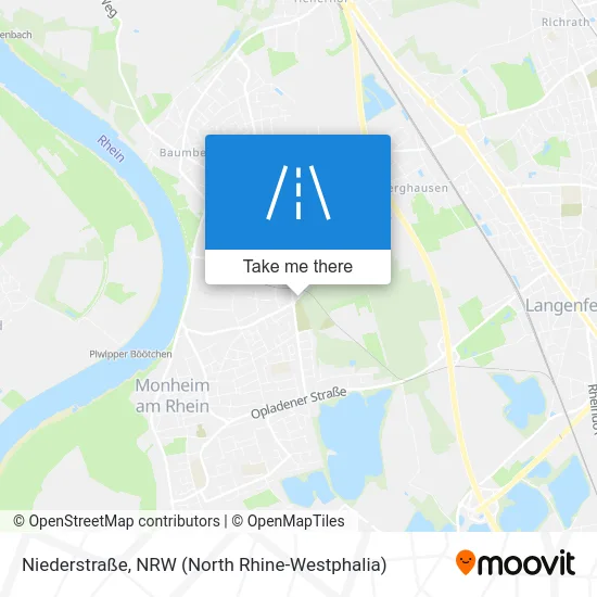 Карта Niederstraße