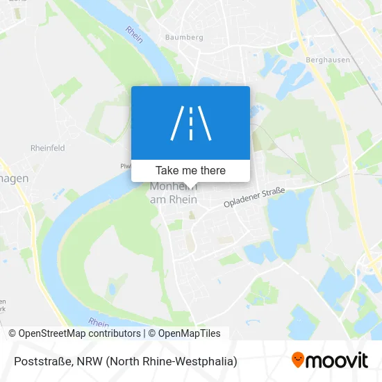 Карта Poststraße