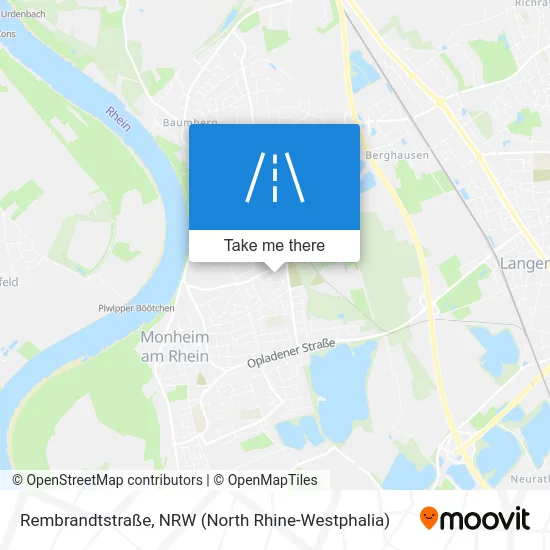 Карта Rembrandtstraße