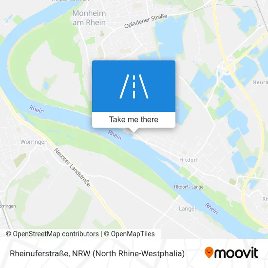Rheinuferstraße map