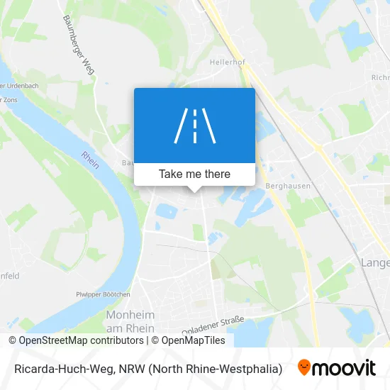 Ricarda-Huch-Weg map