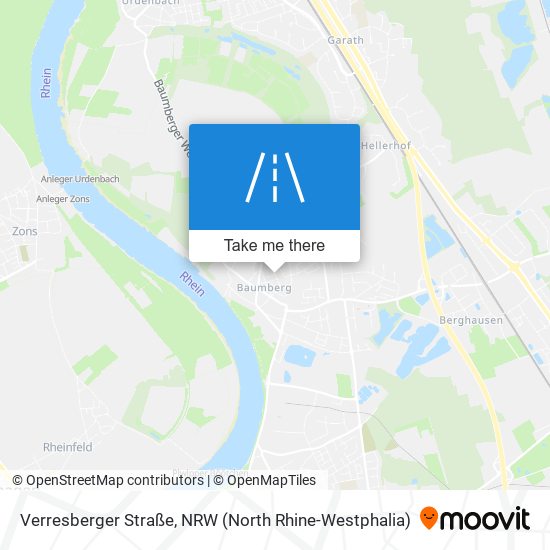 Verresberger Straße map