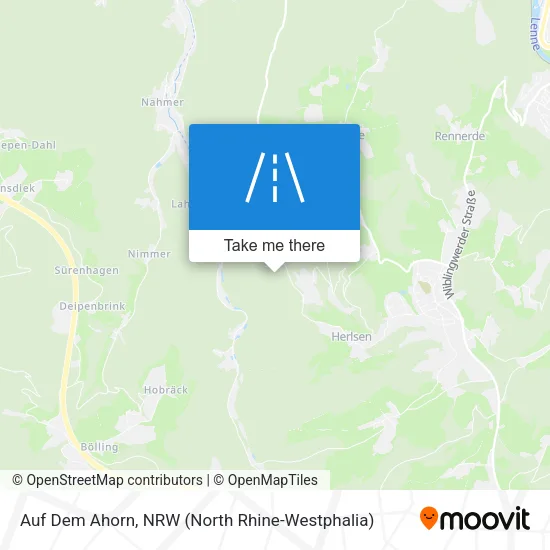 Карта Auf Dem Ahorn