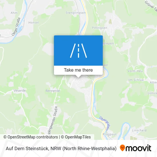 Карта Auf Dem Steinstück