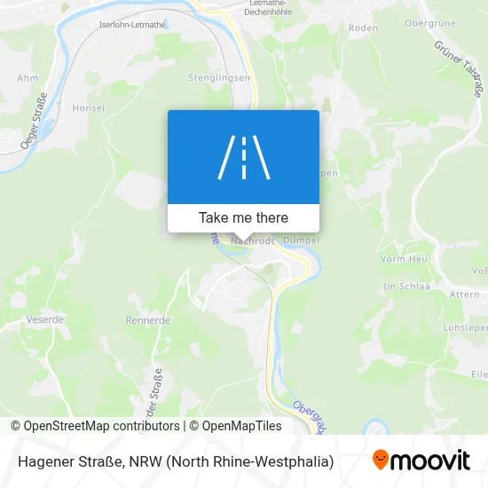 Hagener Straße map