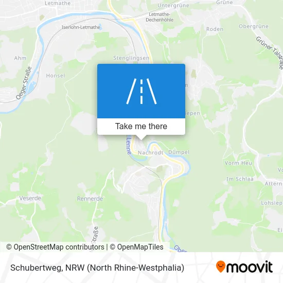 Schubertweg map
