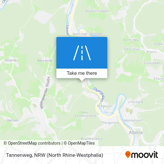 Карта Tannenweg