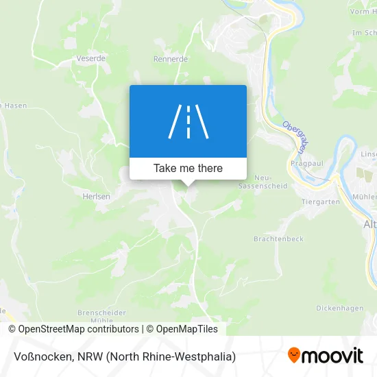 Voßnocken map