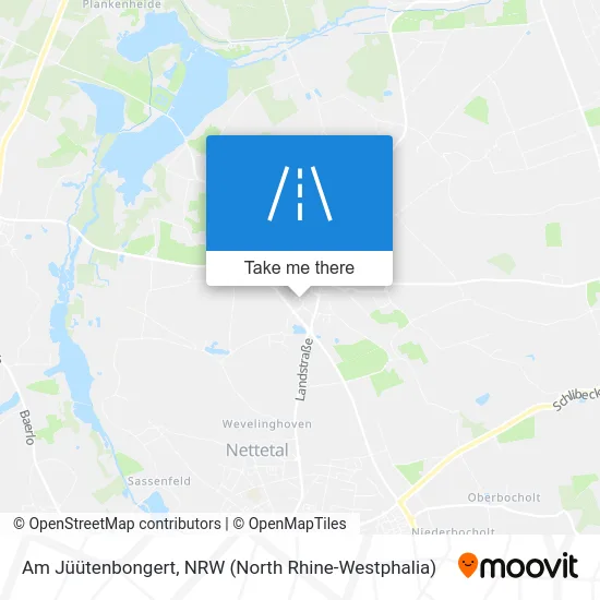 Карта Am Jüütenbongert