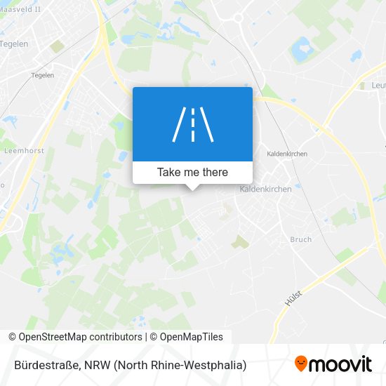 Bürdestraße map