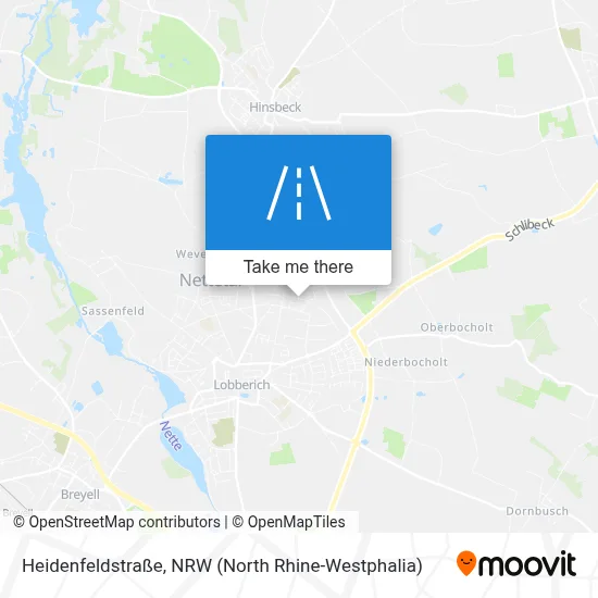 Heidenfeldstraße map