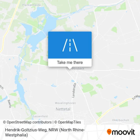 Hendrik-Goltzius-Weg map