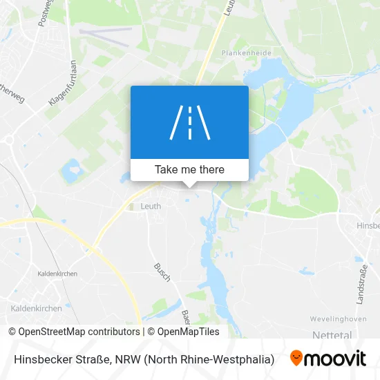 Hinsbecker Straße map