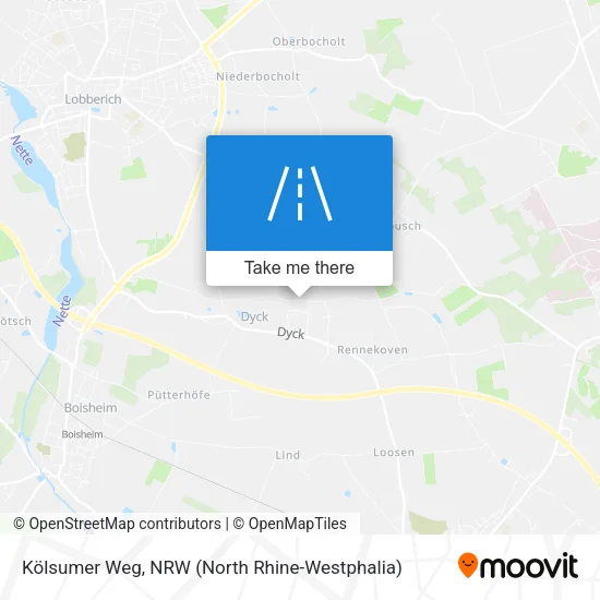 Карта Kölsumer Weg